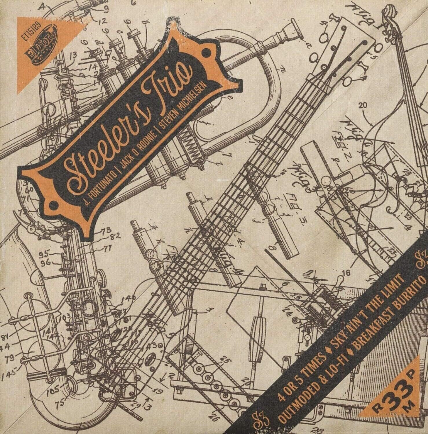 LP deska Steeler's Trio - 4 Or 5 Times / Sky Ain't The Limit / Outmoded & Lo-Fi / Breakfast Burrito (EP)