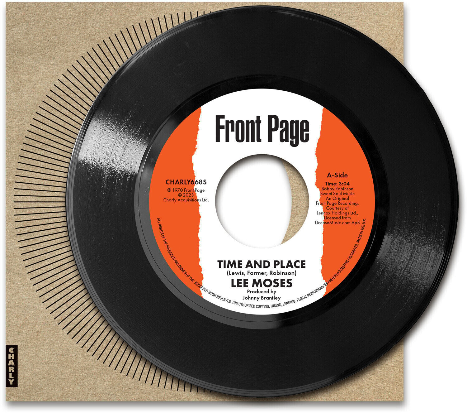 Disque vinyle Lee Moses - Time And Place (LP)