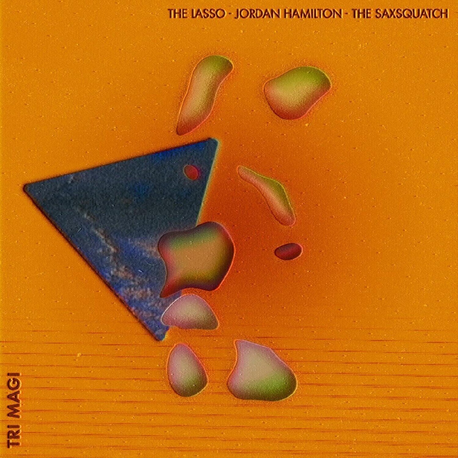 Vinyl Record Lasso & Jordan Hamilton & Saxsquatch - Tri Magi (White & Orange Twister Edition Coloured) (LP)
