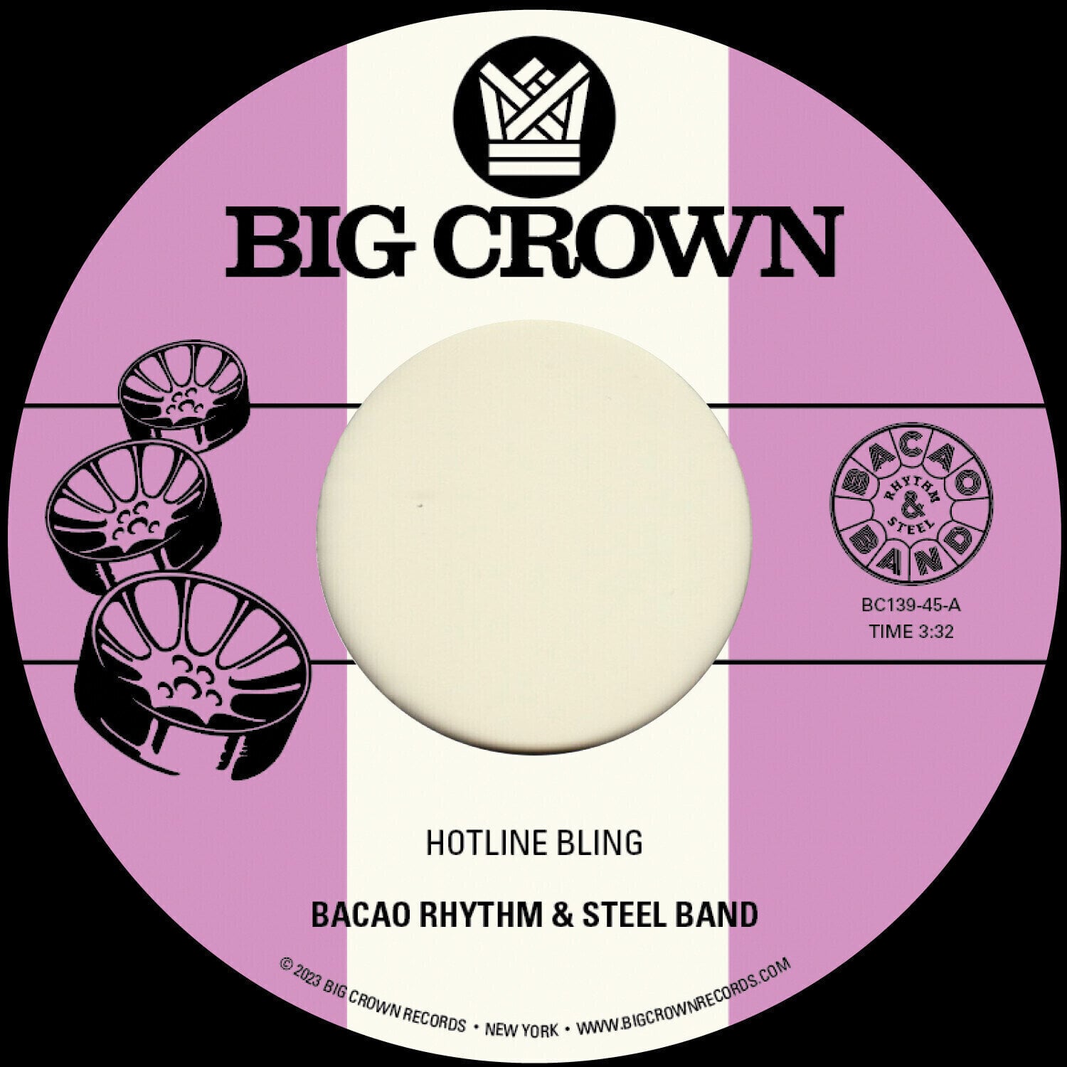 LP ploča The Bacao Rhythm & Steel Band - Hotline Bling / Murkit Gem (7")