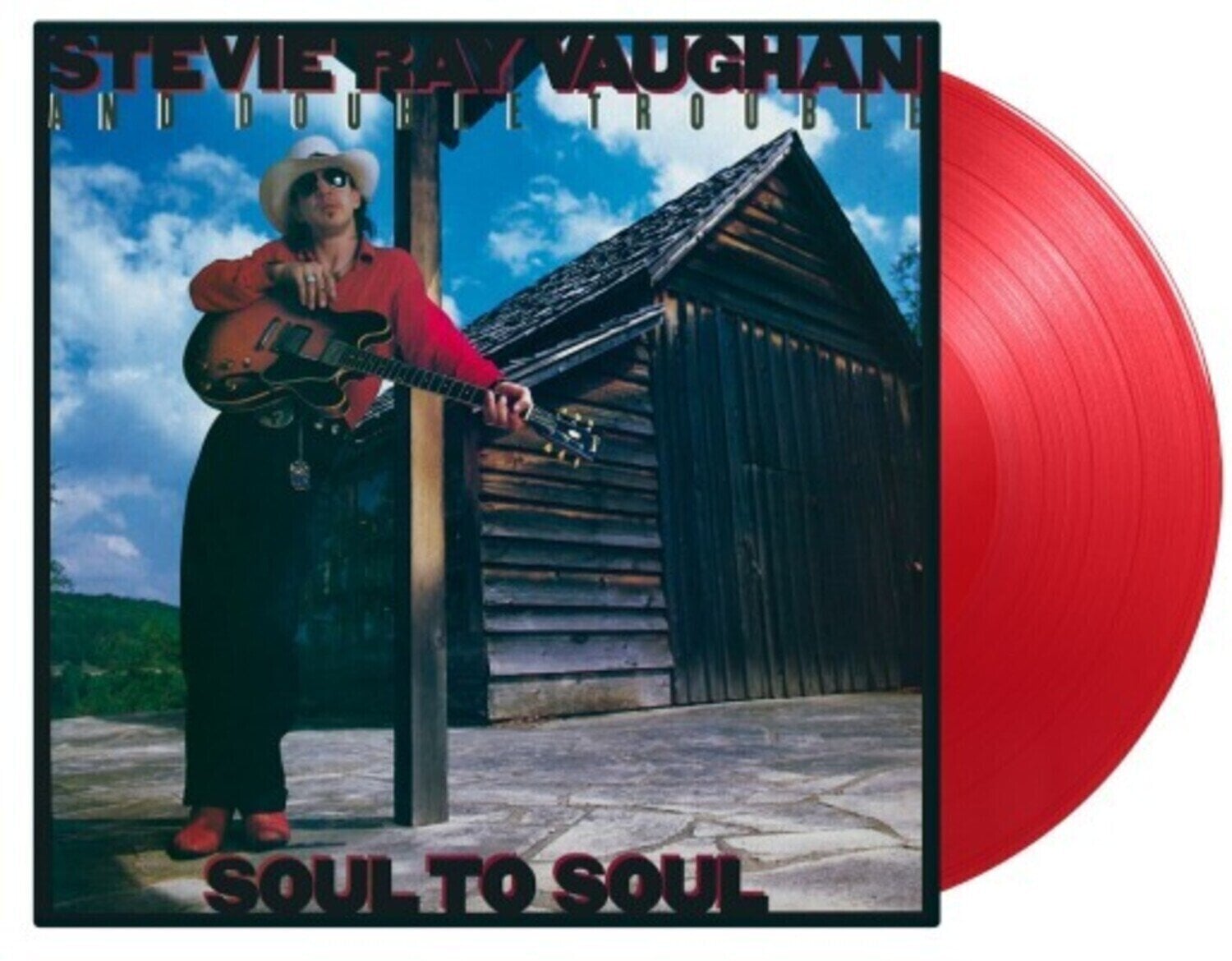 Vinylplade Stevie Ray Vaughan & Double Trouble - Soul To Soul (Limited Edition) (Red Translucent Coloured) (180 g) (LP)