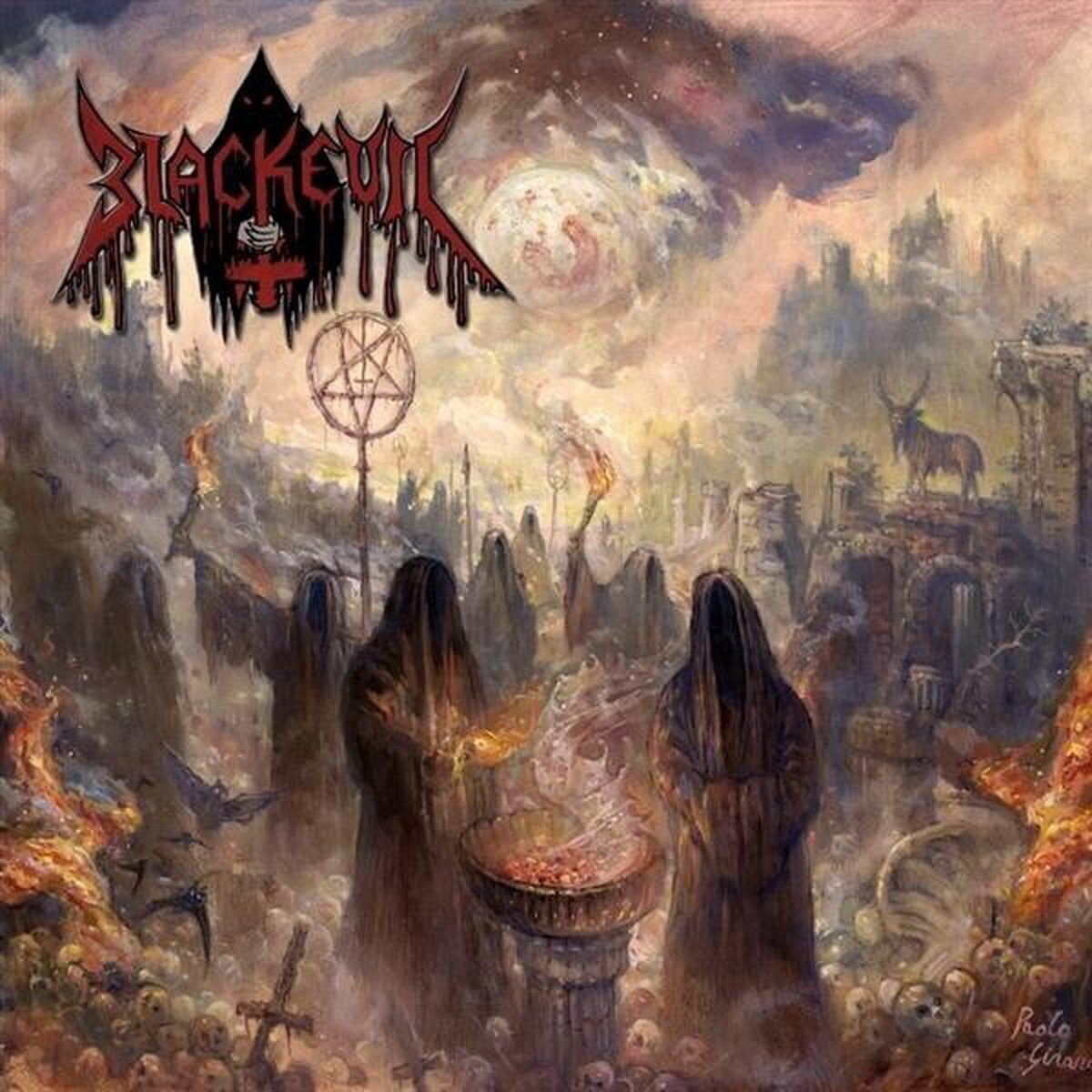 Vinylskiva Blackevil - The Ceremonial Fire (LP)