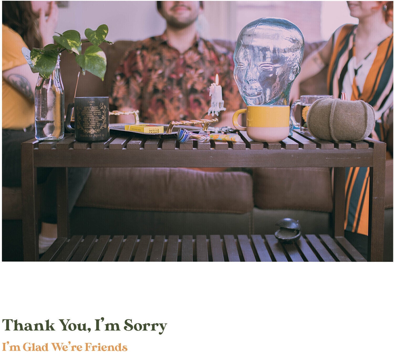 Disco in vinile Thank You, I'm Sorry - I’m Glad We’re Friends (Limited Edition) (Gold Coloured) (LP)