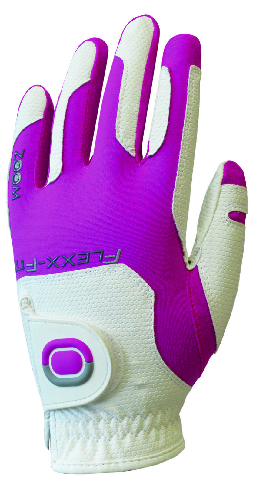 Gloves Zoom Gloves Weather Junior Golf Glove White/Fuchsia LH