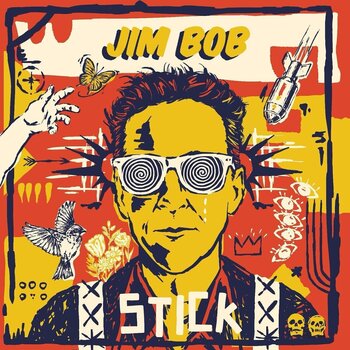 Vinyl Record Jim Bob - Stick (Gatefold Sleeve) (Orange Coloured) (LP) - 1