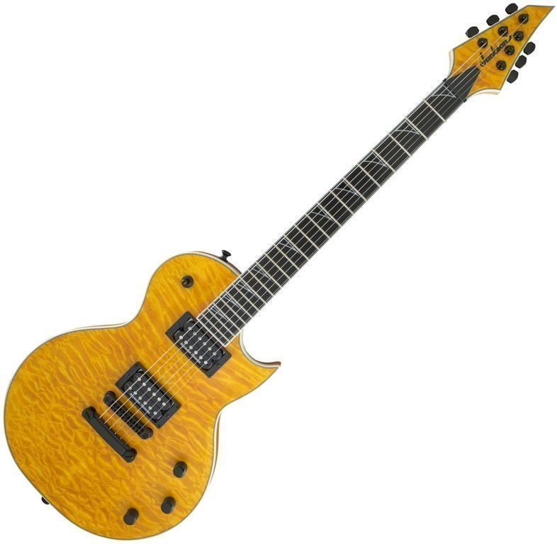 Elektrisk guitar Jackson Pro Series Monarkh SCQ Ebony Satin Amber