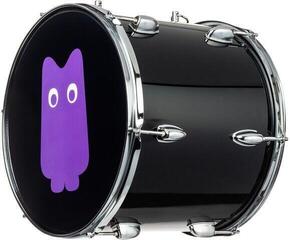 Marching Drum NRG Stadium Pulse Cheering Drum 14" Black Force