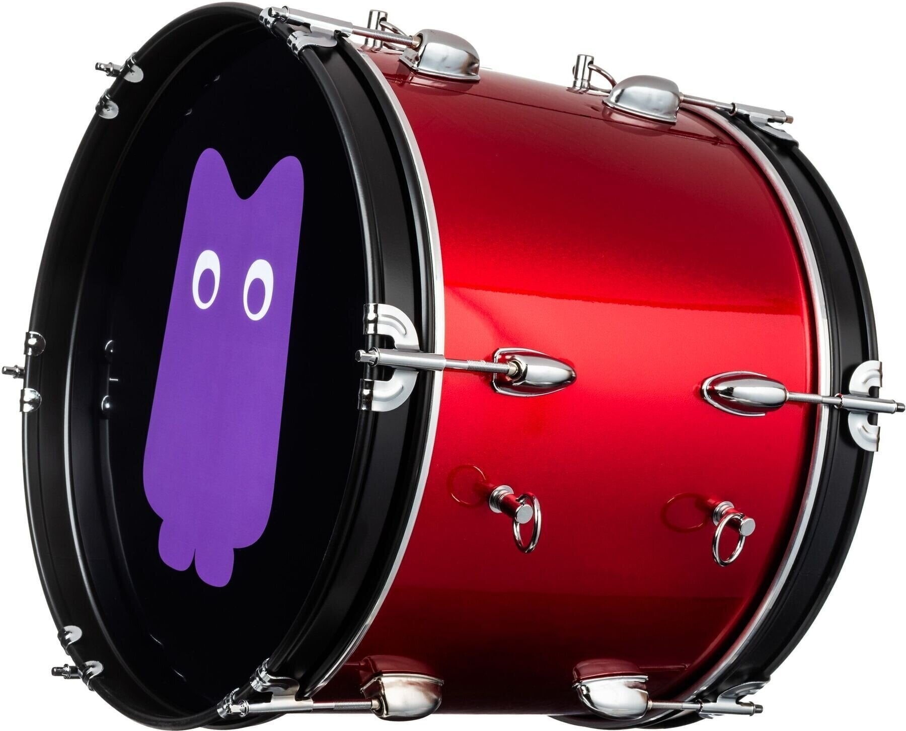 Marching bubanj NRG True Ultra Navijački bubanj 16" Red Fire