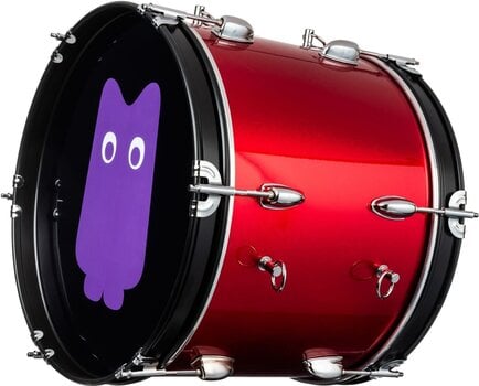 Marching bubanj NRG True Ultra Navijački bubanj 16" Red Fire - 1