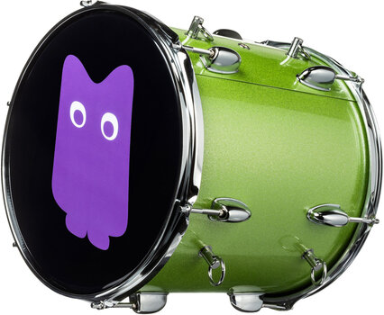 Tambor de Marcha NRG Fan Beat Tambor de claque 12" Green Strike - 1