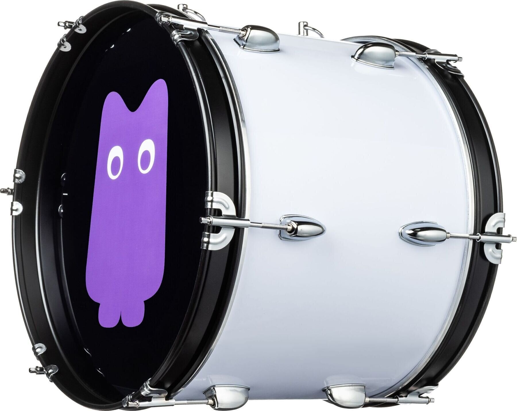 Marching Drum NRG True Ultra Cheering Drum 16" White Spirit