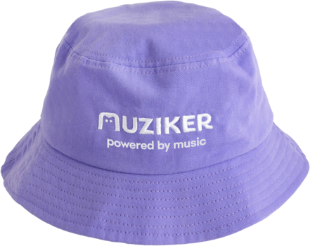 Muts Muziker Powered by Music Hoed Purple - 1
