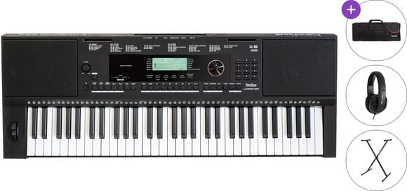Keyboard met aanslaggevoeligheid Pianonova Lucerna 350 Standard SET Keyboard met aanslaggevoeligheid Black - 1