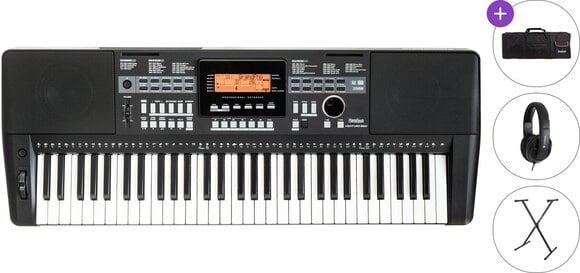 Keyboard with Touch Response Pianonova Venturo 650 Standard SET Keyboard with Touch Response Black - 1