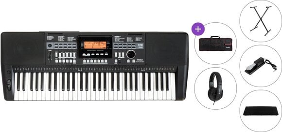 Keyboard with Touch Response Pianonova Venturo 650 Premium SET Keyboard with Touch Response Black - 1
