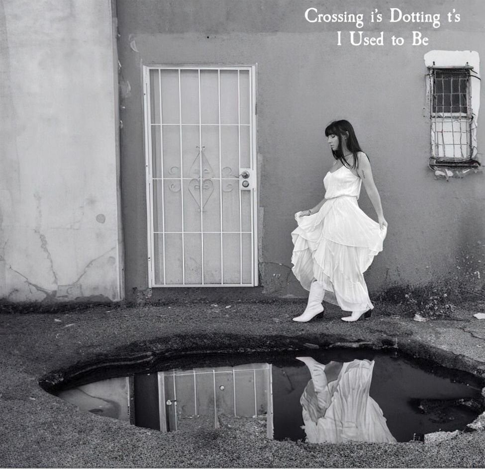 LP Crossing I's Dotting T's - I Used To Be (Limited Edition) (Black/Clear/White Splatter Coloured) (LP)