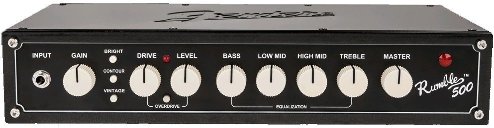 Solid-State Bass Amplifier Fender Rumble 500 Head V3