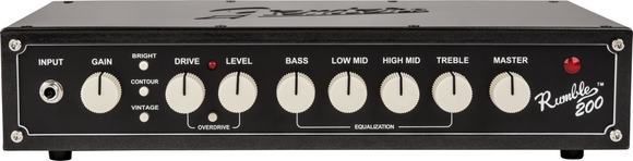 Solid-State Bass Amplifier Fender Rumble 200 Head V3 - 1