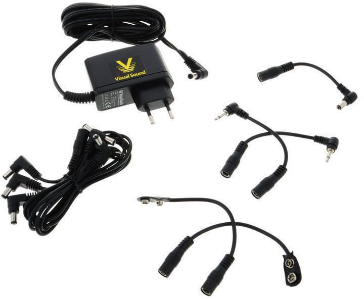 Strømforsyning Adapter Visual Sound VS-1-SPOT Combo Pack
