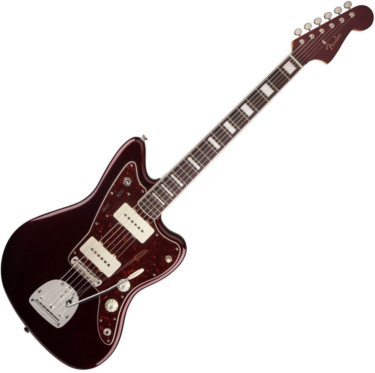 Elektrische gitaar Fender Troy Van Leeuwen Jazzmaster Bound RW Oxblood