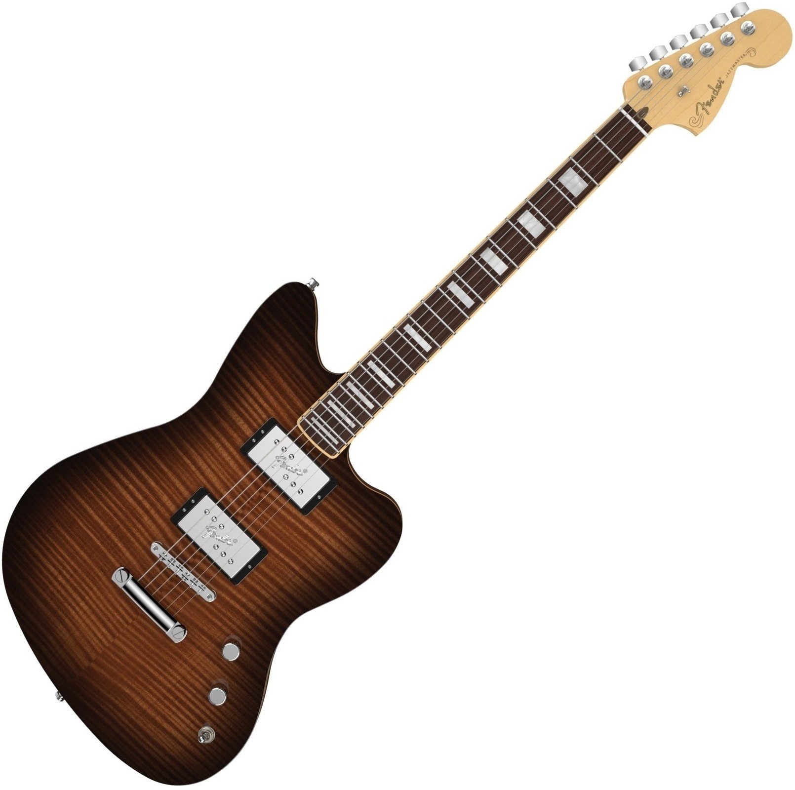 E-Gitarre Fender Select Carved Maple Top Jazzmaster HH