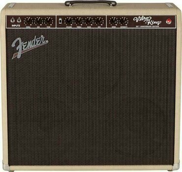 Amplificador combo a válvulas para guitarra Fender Vibro-King Custom Blonde - 1