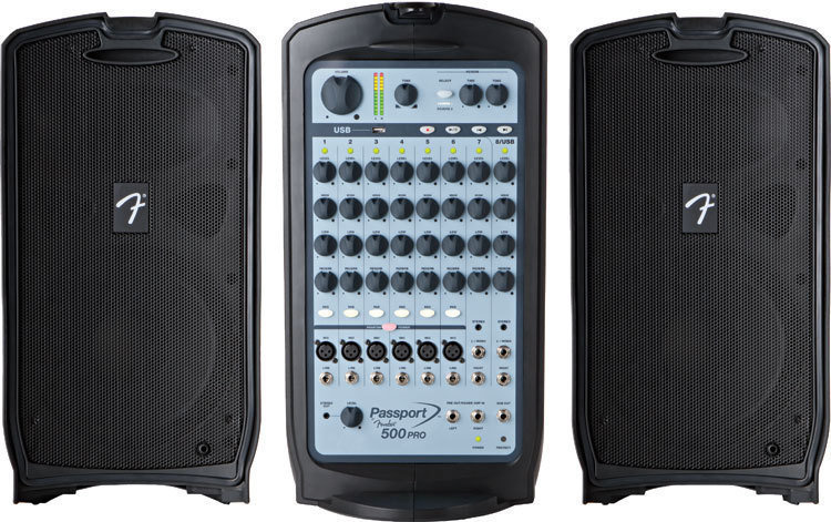 Système de sonorisation alimenté par batterie Fender Passport 500 Pro
