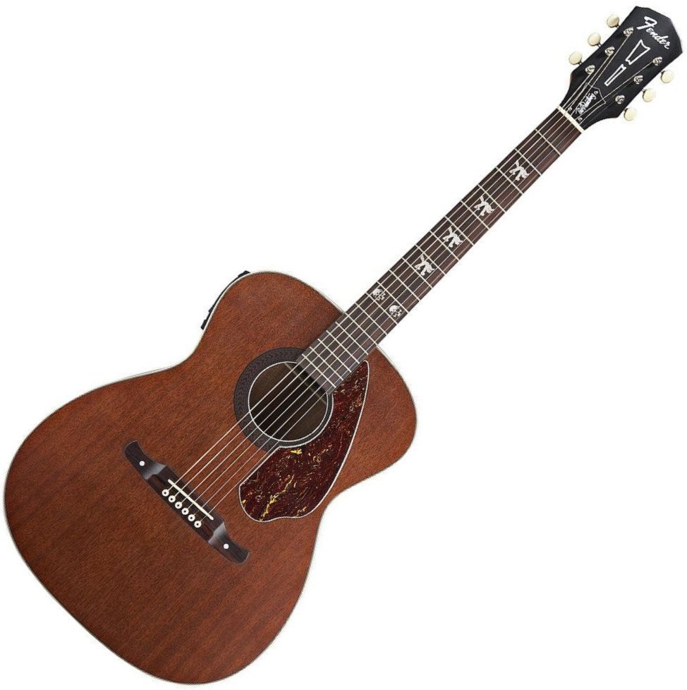 Signature Acoustic-electric Guitar Fender Tim Armstrong Hellcat 12 Natural