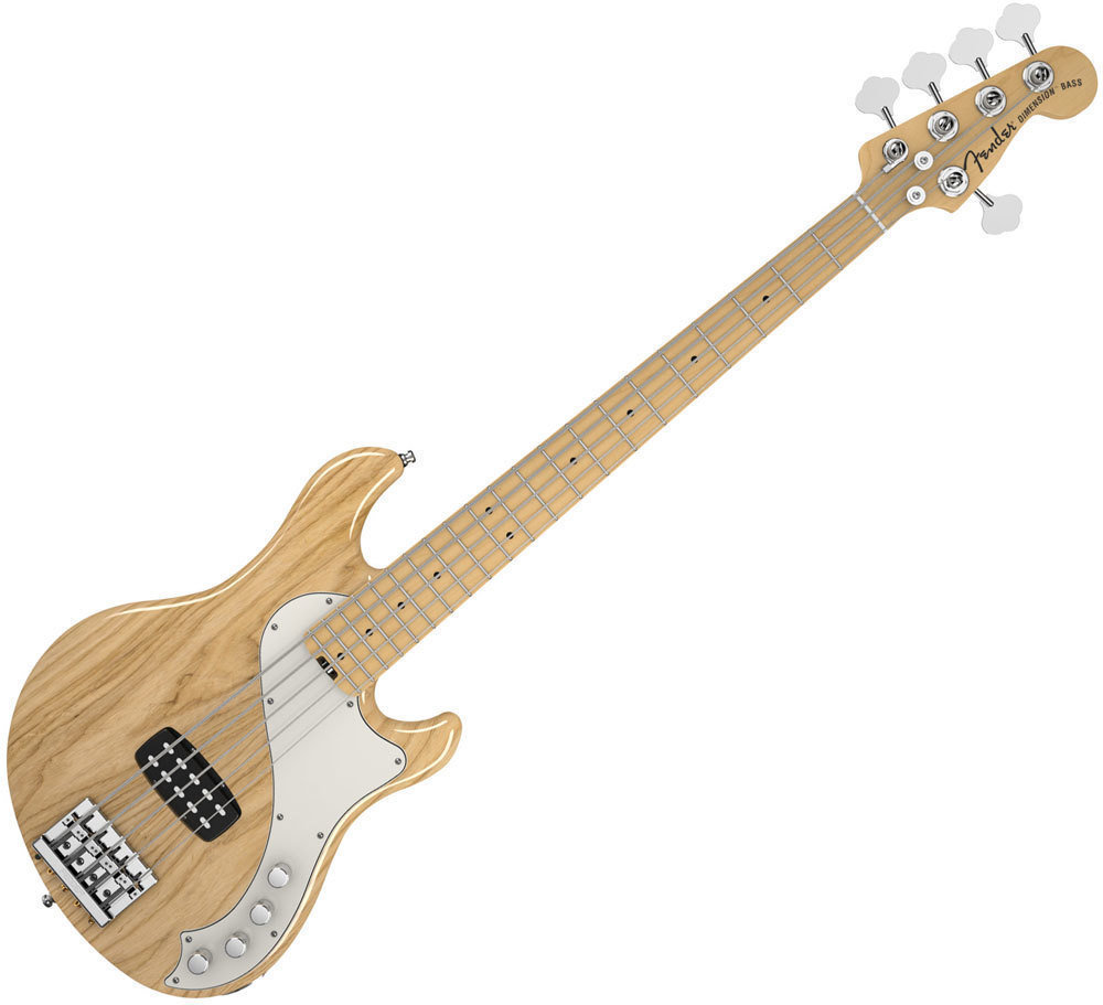 5-струнна бас китара Fender American Deluxe Dimension Bass V Natural