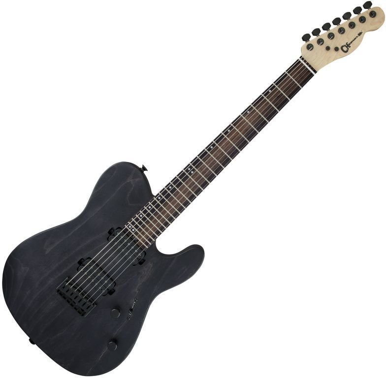 Guitarra eléctrica de 7 cuerdas Charvel Pro-Mod San Dimas Style 2-7 HH HT Ash E Charcoal Gray
