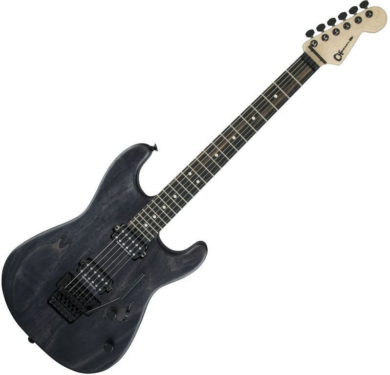 Guitare électrique Charvel Pro-Mod San Dimas Style 1 HH FR E Ash Charcoal Gray