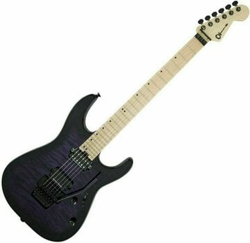 Guitare électrique Charvel Pro-Mod DK24 HH FR M QM Transparent Purple Burst - 1