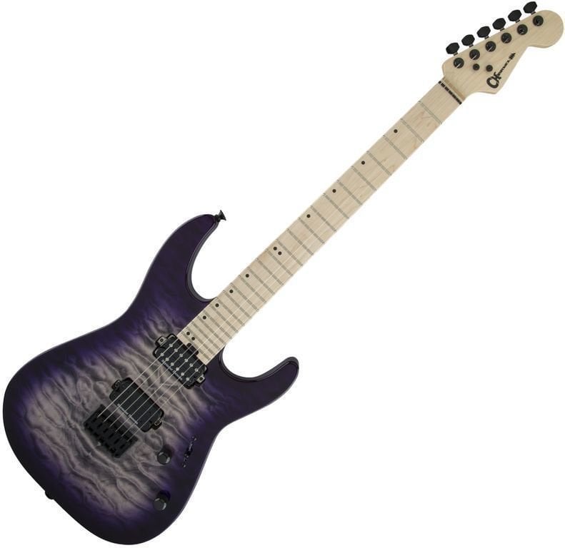 Elektrická kytara Charvel Pro-Mod DK24 HH HT M QM Purple Phaze