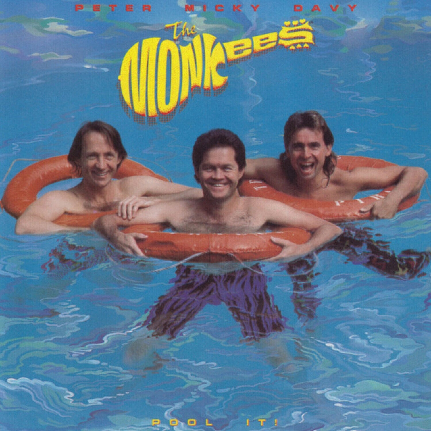 Vinylplate The Monkees - Pool It (Anniversary Edition) (Aqua Blue Swirl Coloured) (LP)