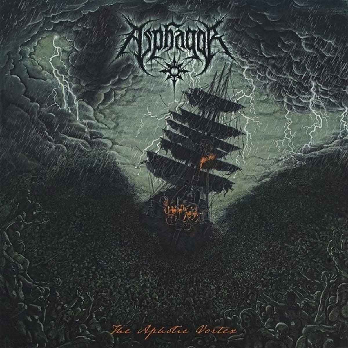 Disco in vinile Asphagor - The Aphotic Vortex (Onyx Coloured) (LP)