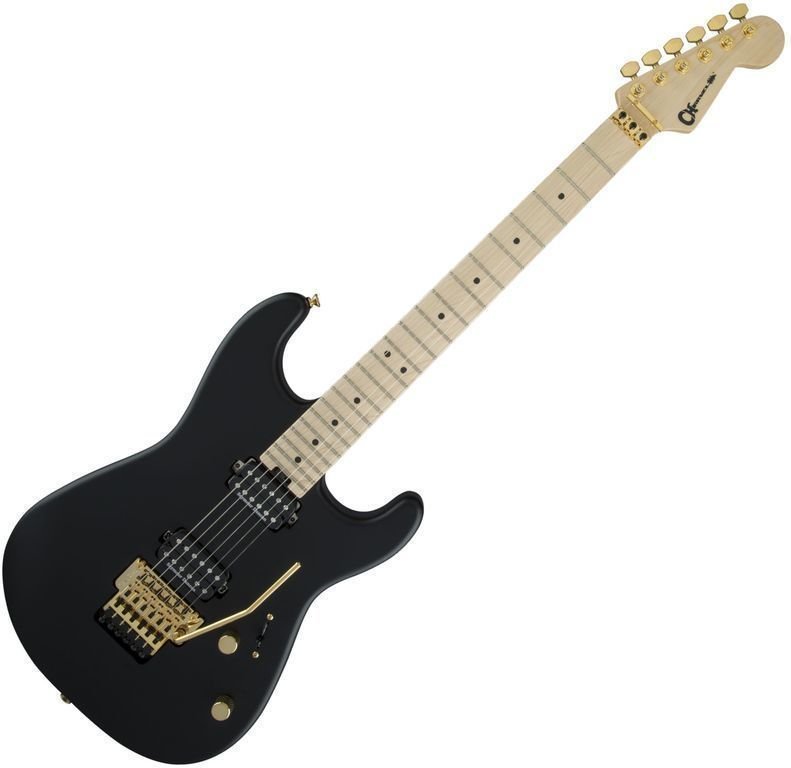 Elektromos gitár Charvel Pro-Mod San Dimas Style 1 HH FR MN Satin Black