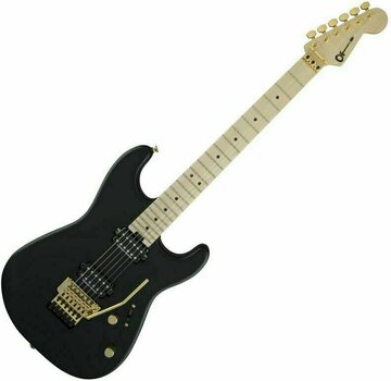 Elektrisk guitar Charvel Pro-Mod San Dimas Style 1 HH FR MN Satin Black - 1