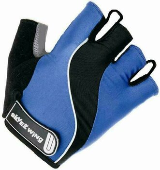 Cyklistické rukavice Silver Wing Basic Blue M - 1