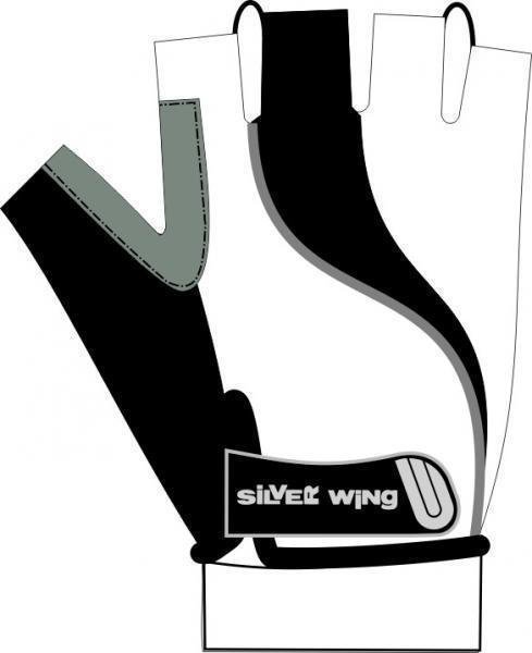 Fietshandschoenen Silver Wing Basic White L