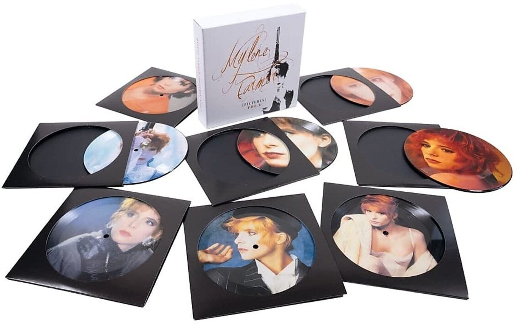 LP deska Mylène Farmer - [Pictures] Vol. I (Box Set) (Picture Disc) (8 x 7")