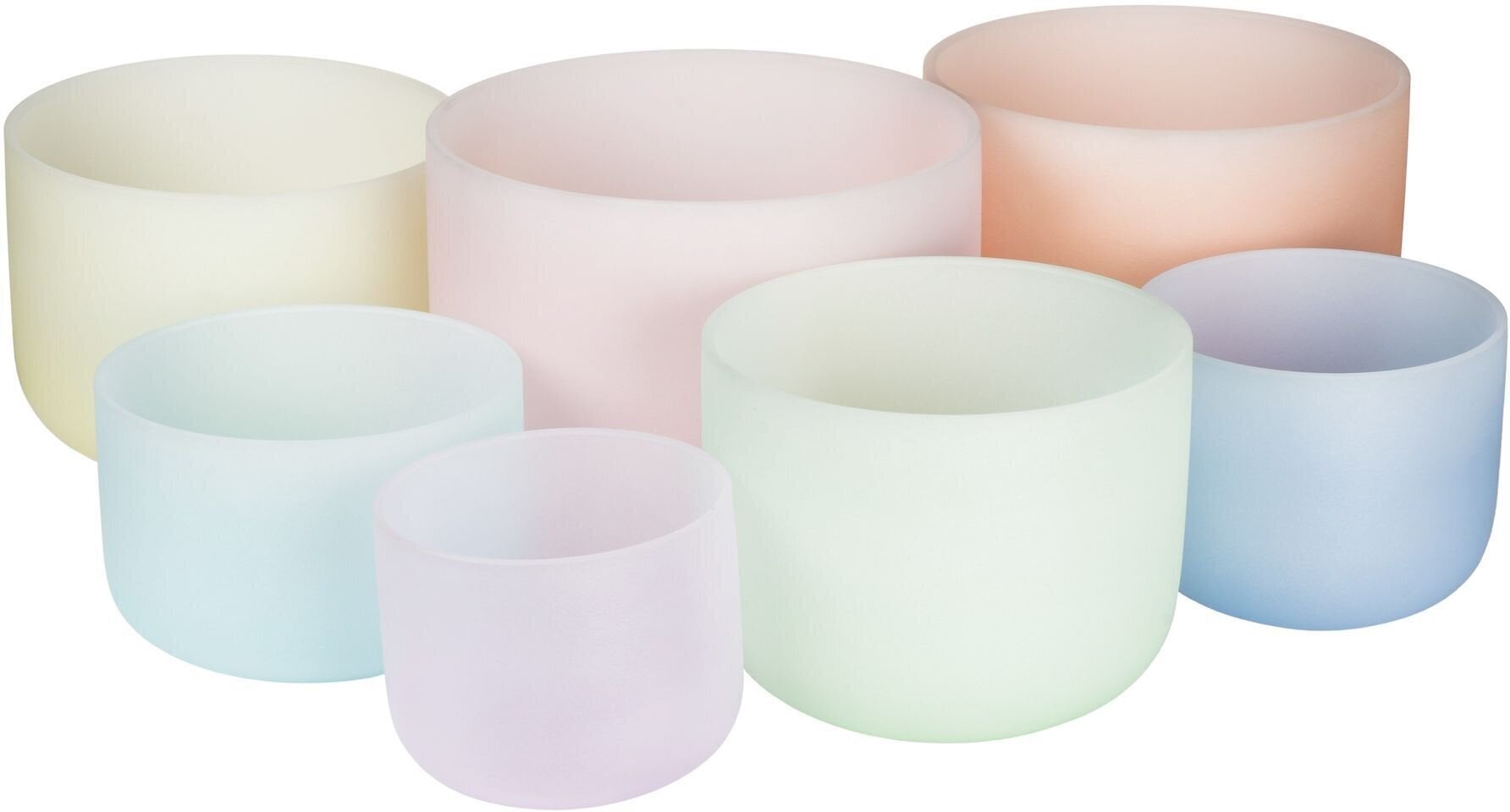 Percussion for music therapy Shamann Colored Crystal Set 8''-14'' 432hz