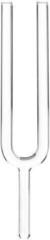 Percussion for music therapy Shamann Transparent Crystal Singing Fork 25mm E
