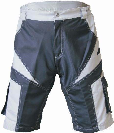 Șort / pantalon ciclism Silver Wing Tripper MTB Black Grey XL