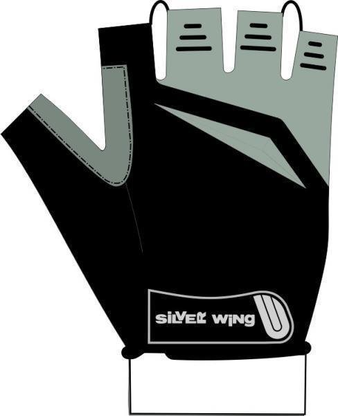 Cykelhandsker Silver Wing Comfort Black L