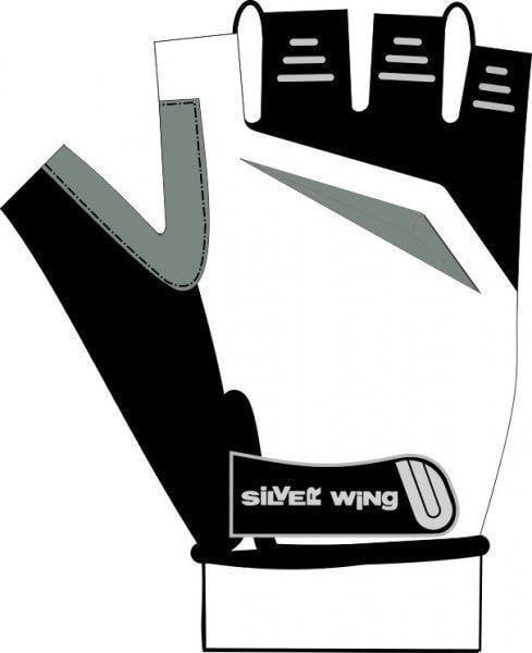 Kolesarske rokavice Silver Wing Comfort White M