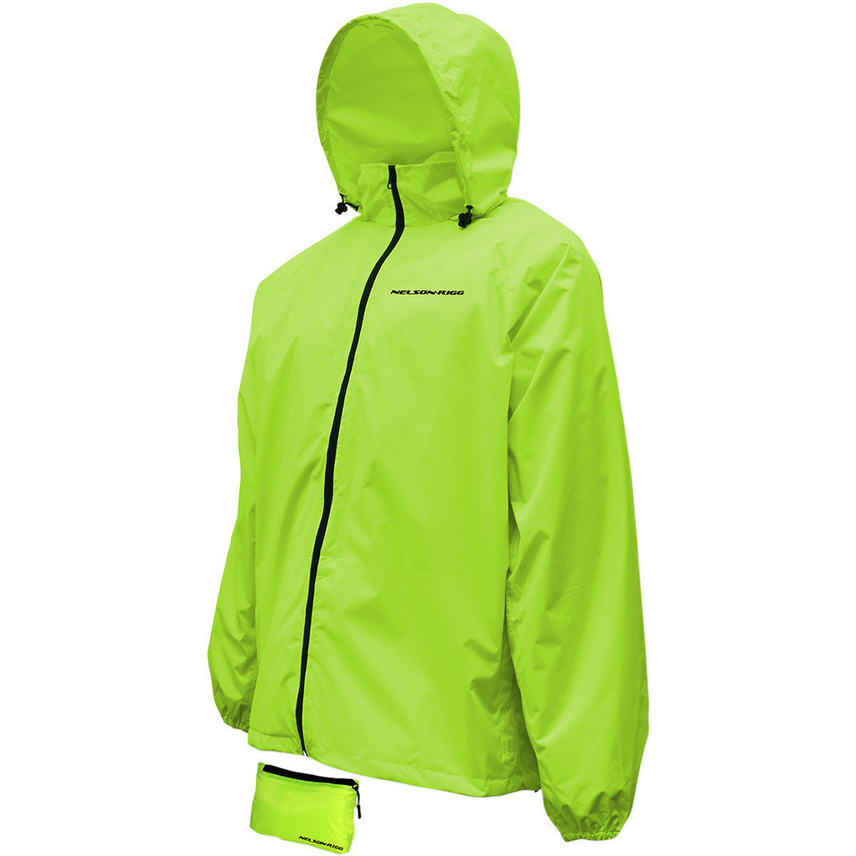 Moto dežna jakna Nelson Rigg Rain Compact High Visibility S