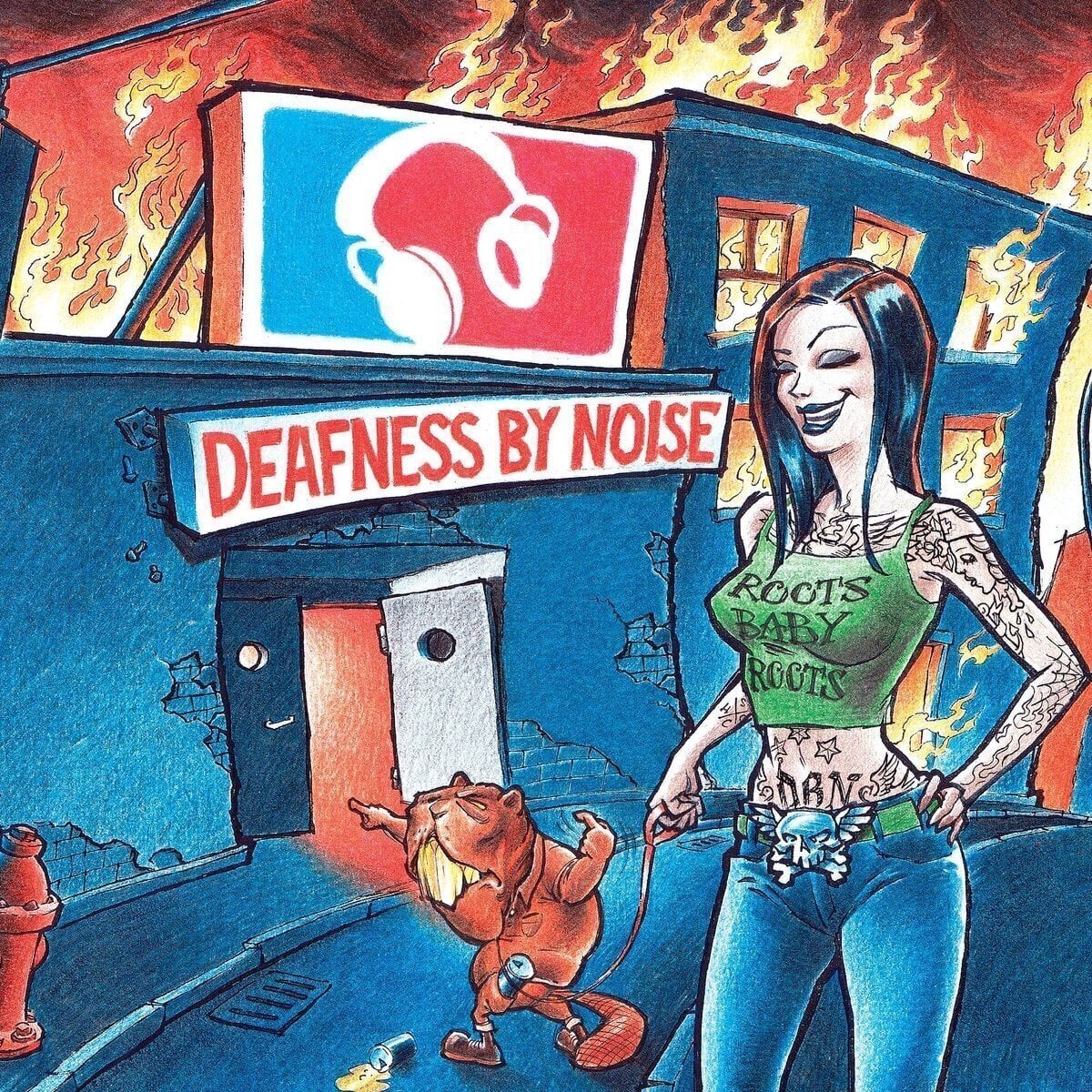 Vinyylilevy Deafness By Noise - Roots Baby Roots (LP)