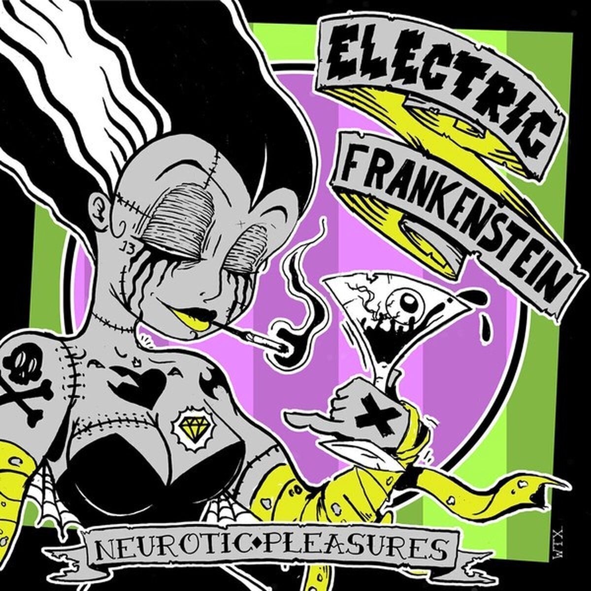Vinyylilevy Electric Frankenstein & Neurotic Pleasures - Neurotic Pleasures / Chopper Slut (7" SP)
