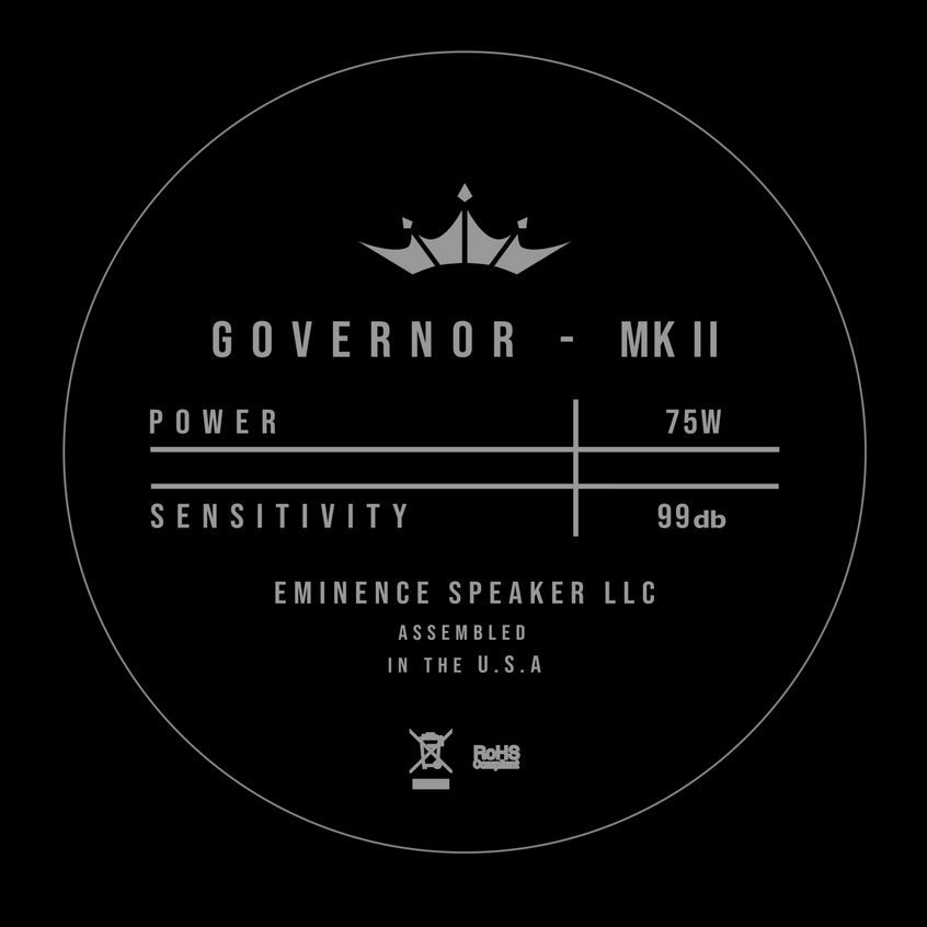 Amplificator pentru chitară / bas Eminence The Governor Mk2 Amplificator pentru chitară / bas 8 Ohm