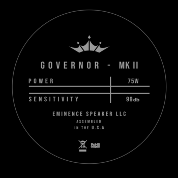 Amplificator pentru chitară / bas Eminence The Governor Mk2 Amplificator pentru chitară / bas 8 Ohm - 1